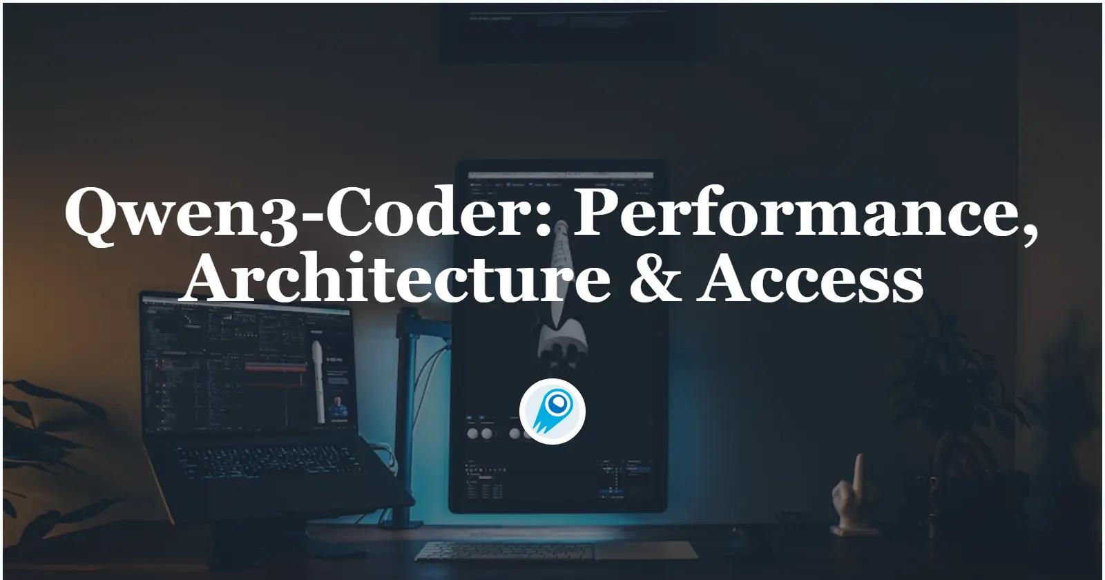 Qwen3-Coder：效能、架構和訪問