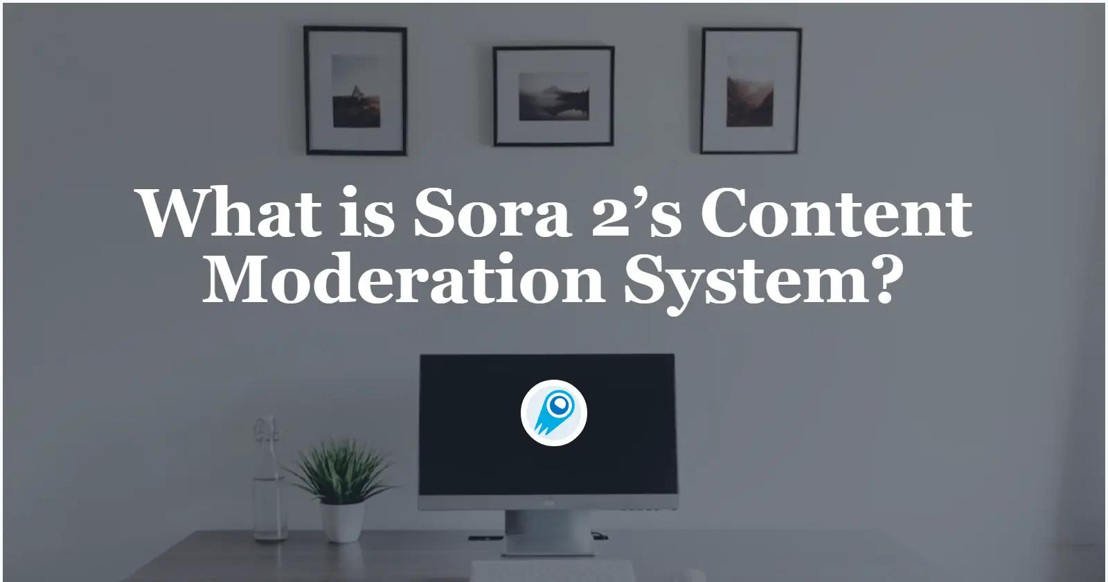 What is Sora 2’s Content Moderation System?