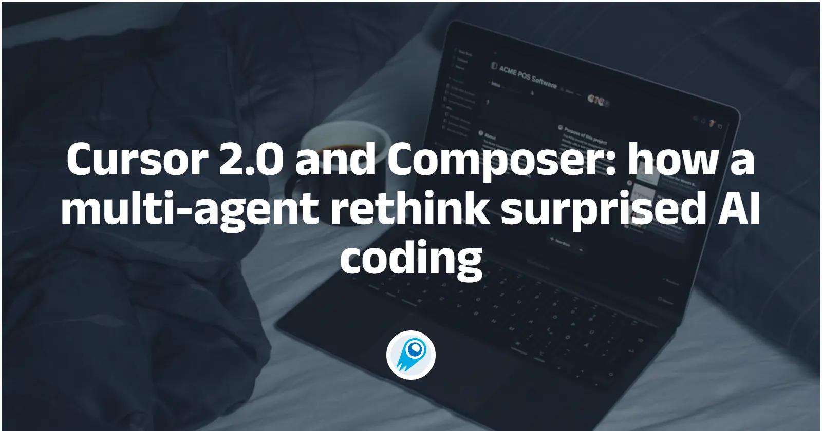 Cursor 2.0 e Composer: come una rivisitazione multi-agente ha sorpreso la codifica dell'IA